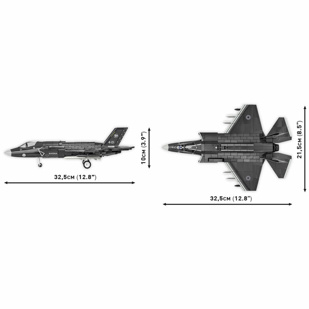 Cobi Klemmbaustein-Set F-35B Lightning II STOVL Italien, Flugzeug, 610 Teile, COBI-5895