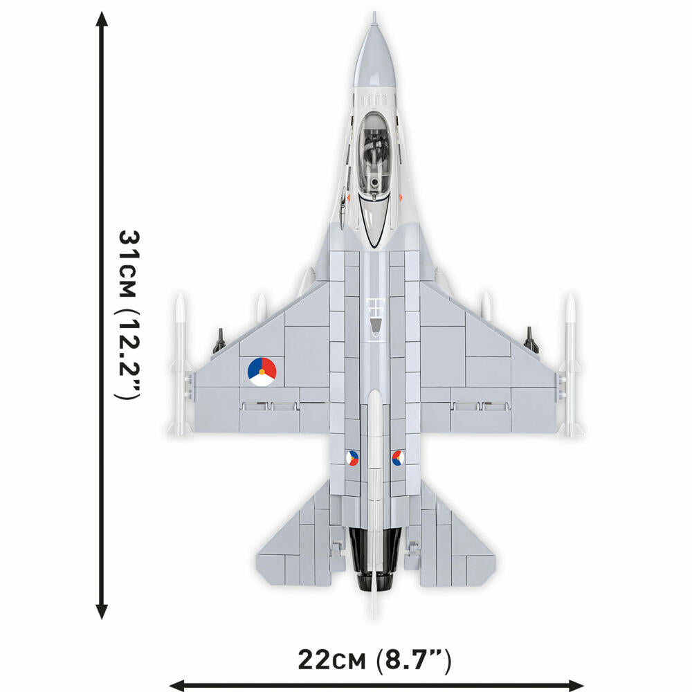 Cobi Klemmbaustein-Set F-16AM Fighting Falcon NL, Flugzeug, 500 Teile, COBI-5896