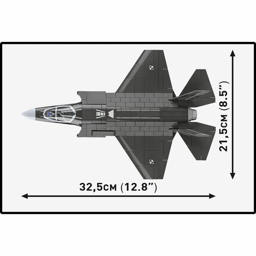 Cobi Klemmbaustein-Set F-35A Lightning II Husarz, Flugzeug, 605 Teile, COBI-5904