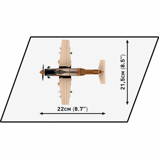 Cobi Klemmbaustein-Set Beechcraft AT-6 Wolverine, Flugzeug, 263 Teile, COBI-5905