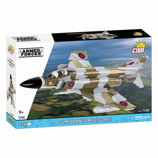 Cobi Klemmbaustein-Set F_4F Phantom II FGR.2 RAF, 728 Teile, 5908