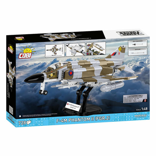 Cobi Klemmbaustein-Set F_4F Phantom II FGR.2 RAF, 728 Teile, 5908