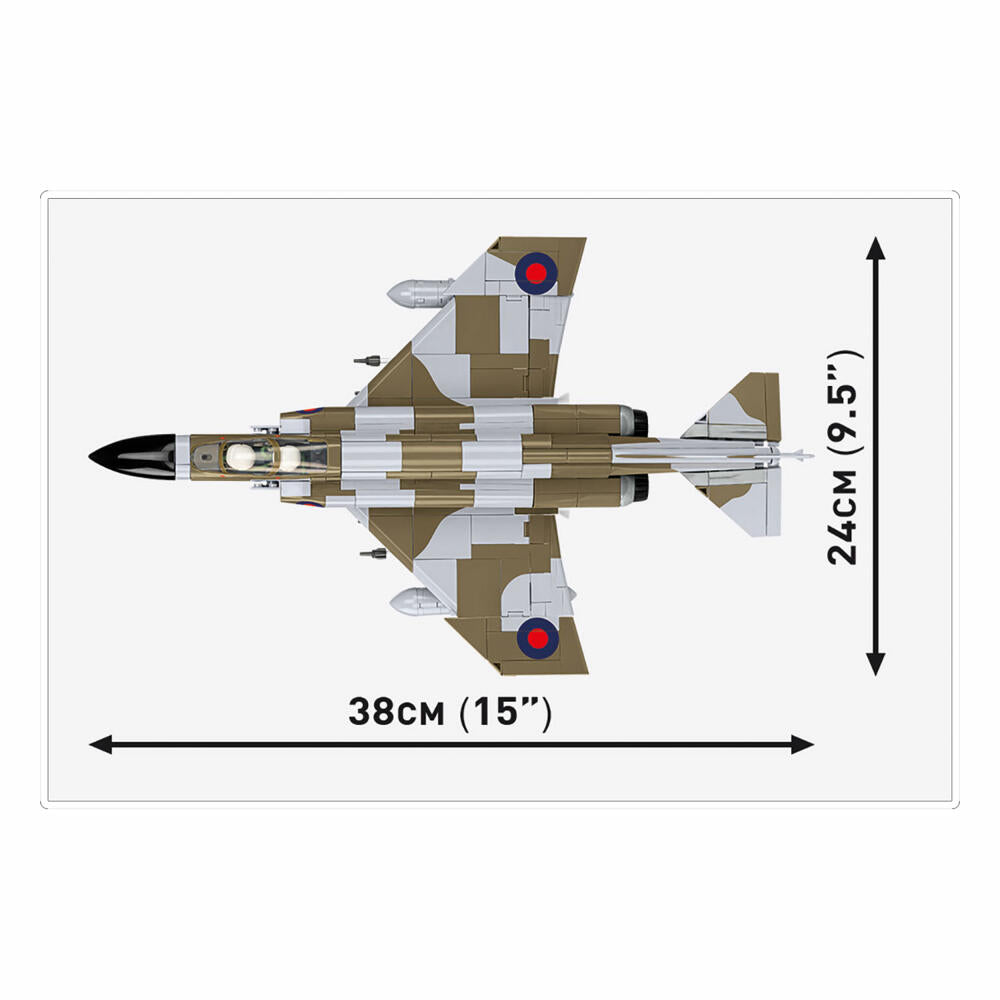 Cobi Klemmbaustein-Set F_4F Phantom II FGR.2 RAF, 728 Teile, 5908