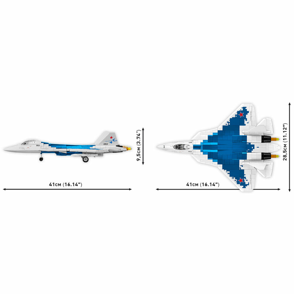 Cobi Klemmbaustein-Set Lockheed Su-57 Felon, Flugzeug, 928 Teile, COBI-5909