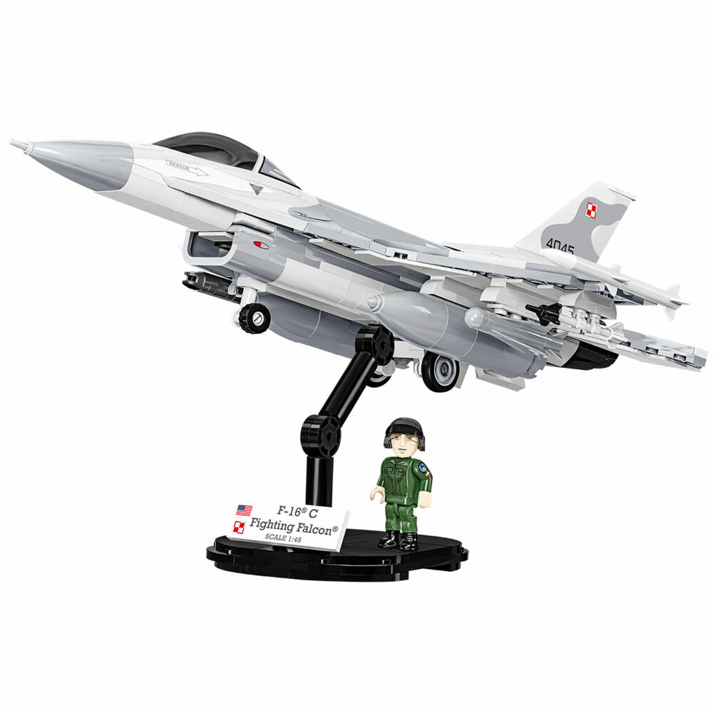 Cobi Klemmbaustein-Set F-16C Fighting Falcon Polen, Flugzeug, 463 Teile, COBI-5910