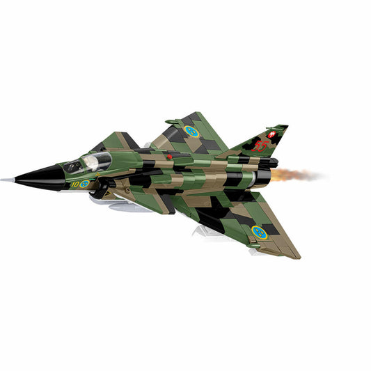 Cobi Klemmbaustein-Set Saab AJS 37 Viggen, Flugzeug, 911 Teile, COBI-5911