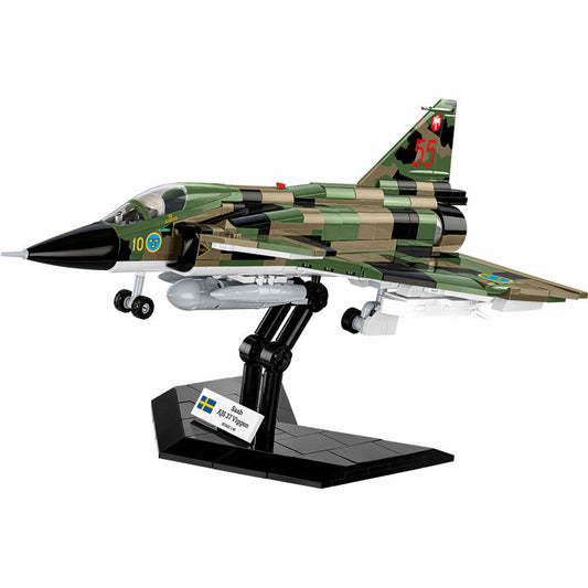 Cobi Klemmbaustein-Set Saab AJS 37 Viggen, Flugzeug, 911 Teile, COBI-5911