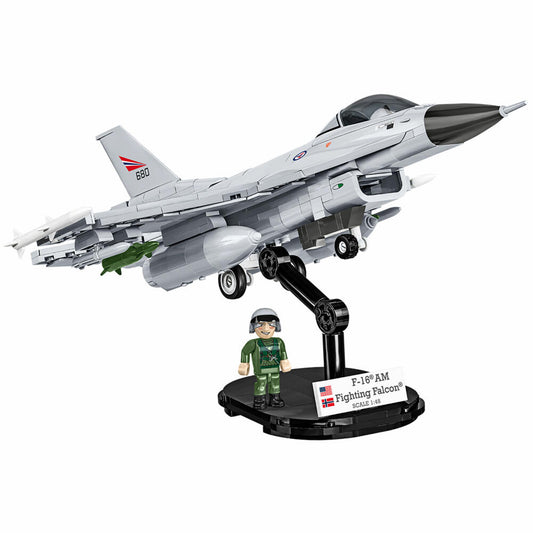 Cobi Klemmbaustein-Set F-16AM Fighting Falcon DK, Flugzeug, 495 Teile, COBI-5913