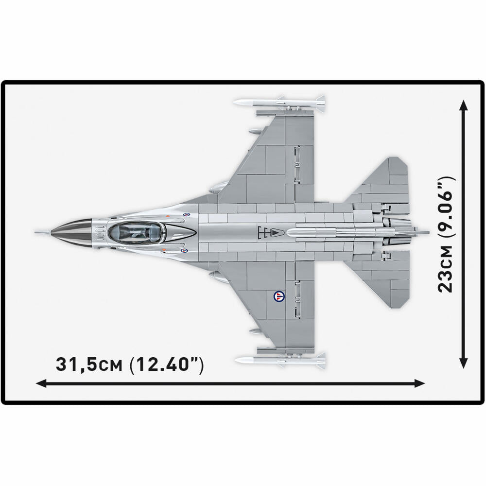 Cobi Klemmbaustein-Set F-16AM Fighting Falcon DK, Flugzeug, 495 Teile, COBI-5913