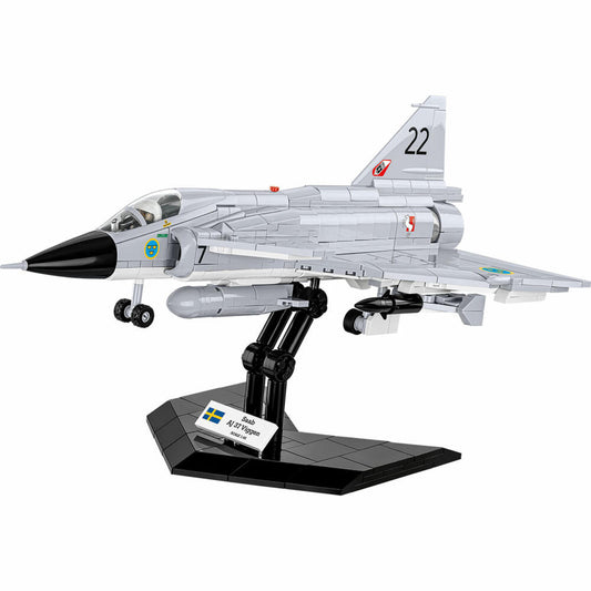 Cobi Klemmbaustein-Set Saab AJ 37 Viggen, Flugzeug, 881 Teile, COBI-5915