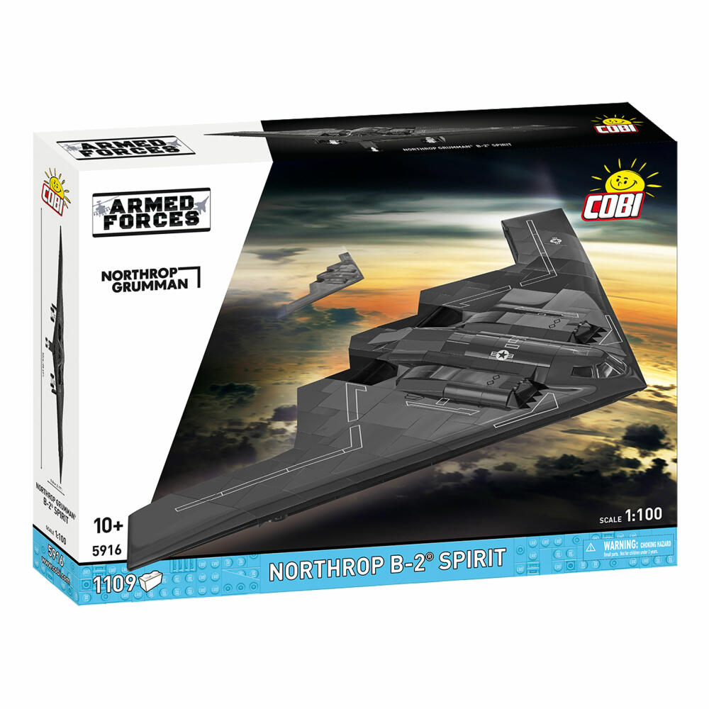 Cobi Klemmbaustein-Set Northrop Grumman B2 Spirit, 1109 Teile, 5916
