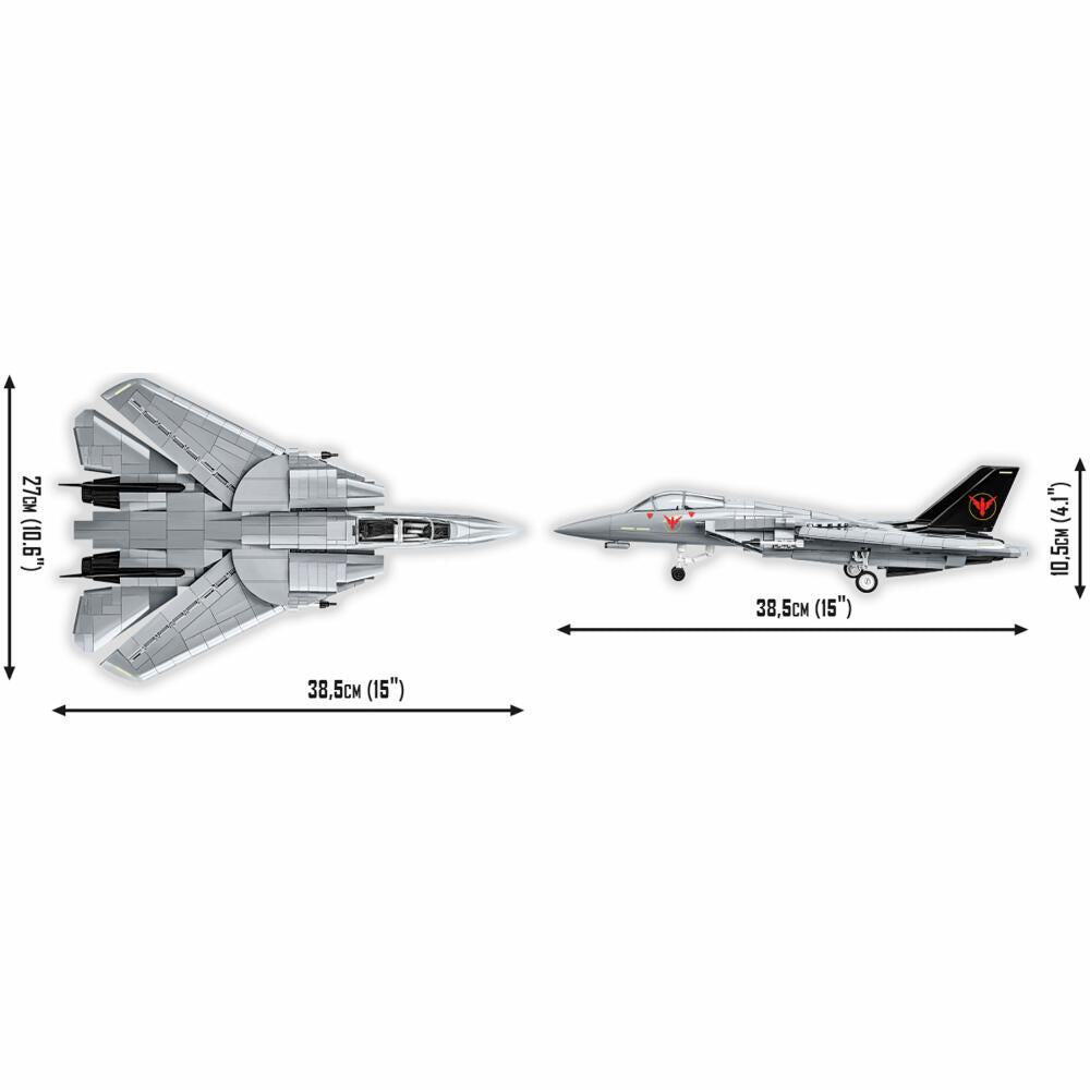 Cobi Klemmbaustein-Set Grumman F-14 Tomcat Top Gun, Flugzeug, 869 Teile, COBI-5920