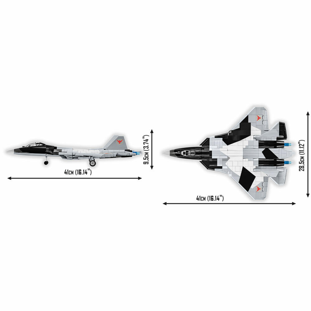 Cobi Klemmbaustein-Set Enemy Strike Jet Top Gun, Flugzeug, 851 Teile, COBI-5921