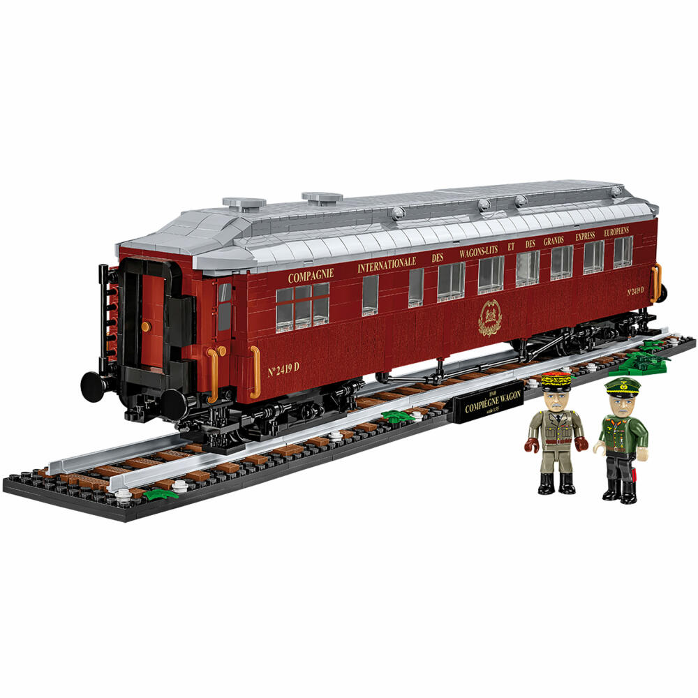 Cobi Klemmbaustein-Set Compiegne Wagon - 22 Juni 1940, Zug, 2001 Teile, COBI-6289