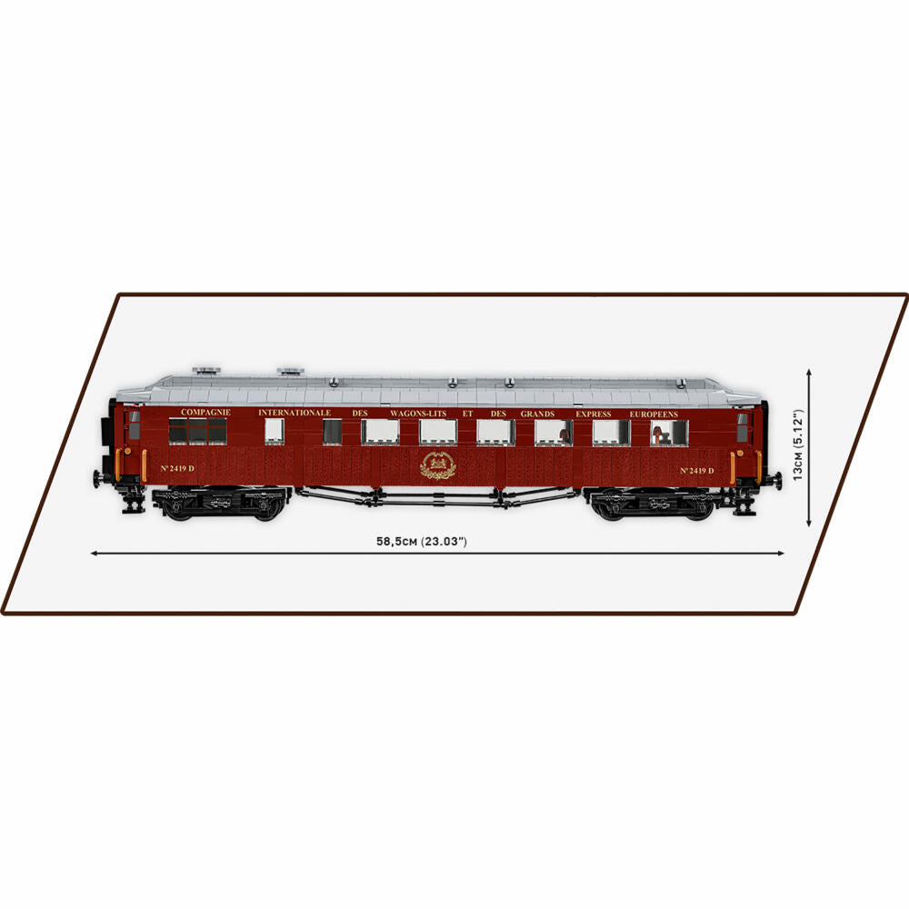 Cobi Klemmbaustein-Set Compiegne Wagon - 22 Juni 1940, Zug, 2001 Teile, COBI-6289
