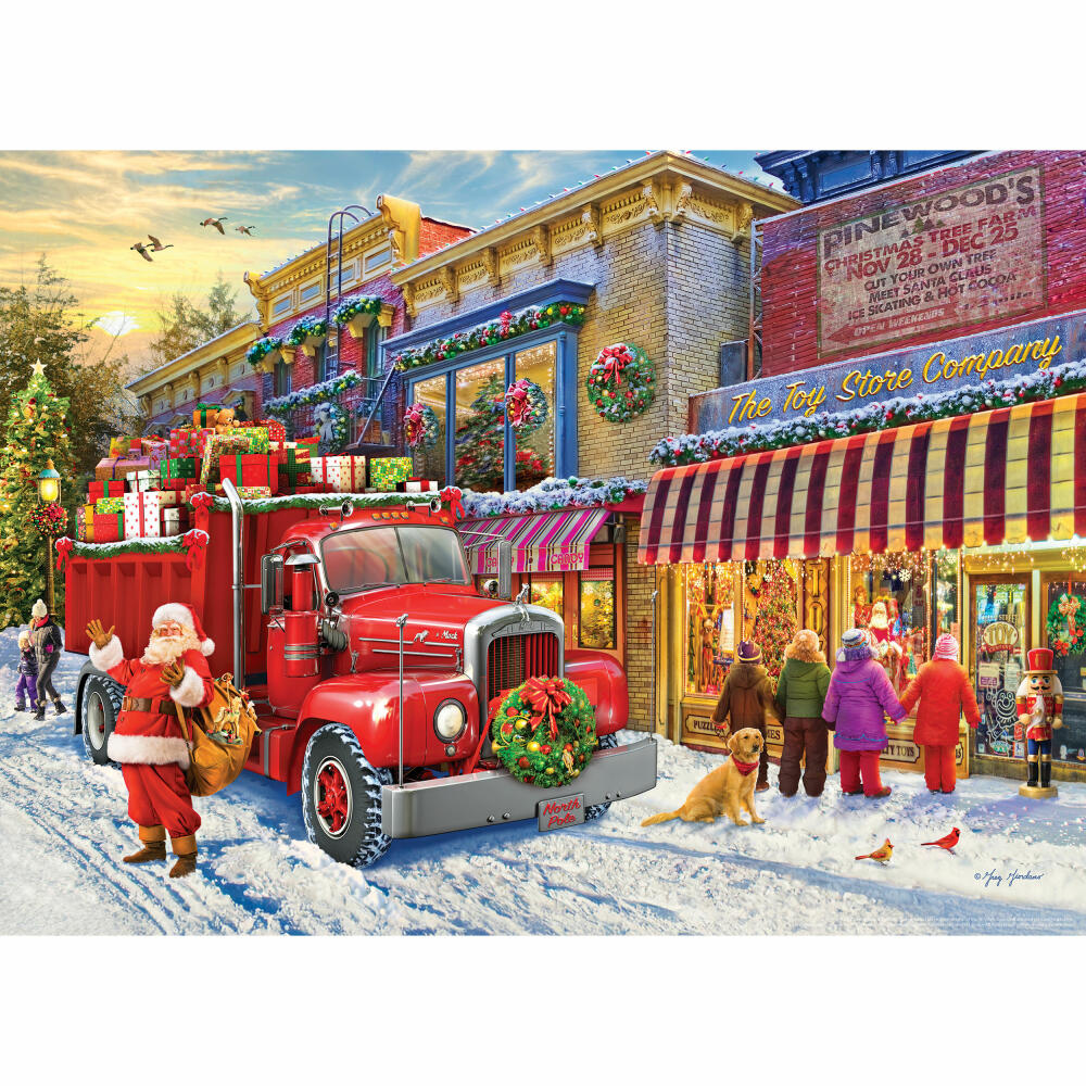 Eurographics Puzzle Mack Weihnachtslaster - Greg Giordano, 1000 Teile, 68 x 48 cm, 6000-6120