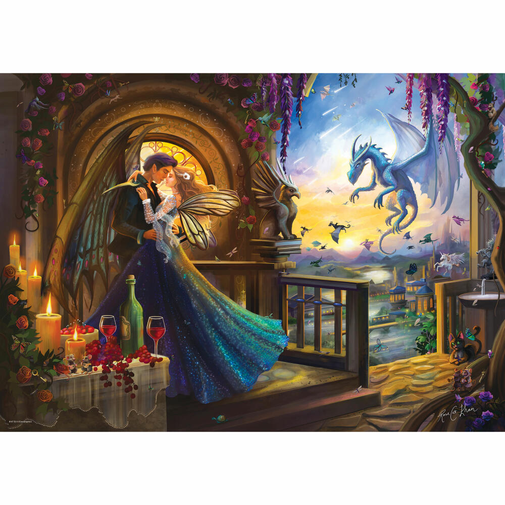 Eurographics Puzzle Tanz in der Abenddämmerung - Rose Khan, 1000 Teile, 68 x 48 cm, 6000-6147