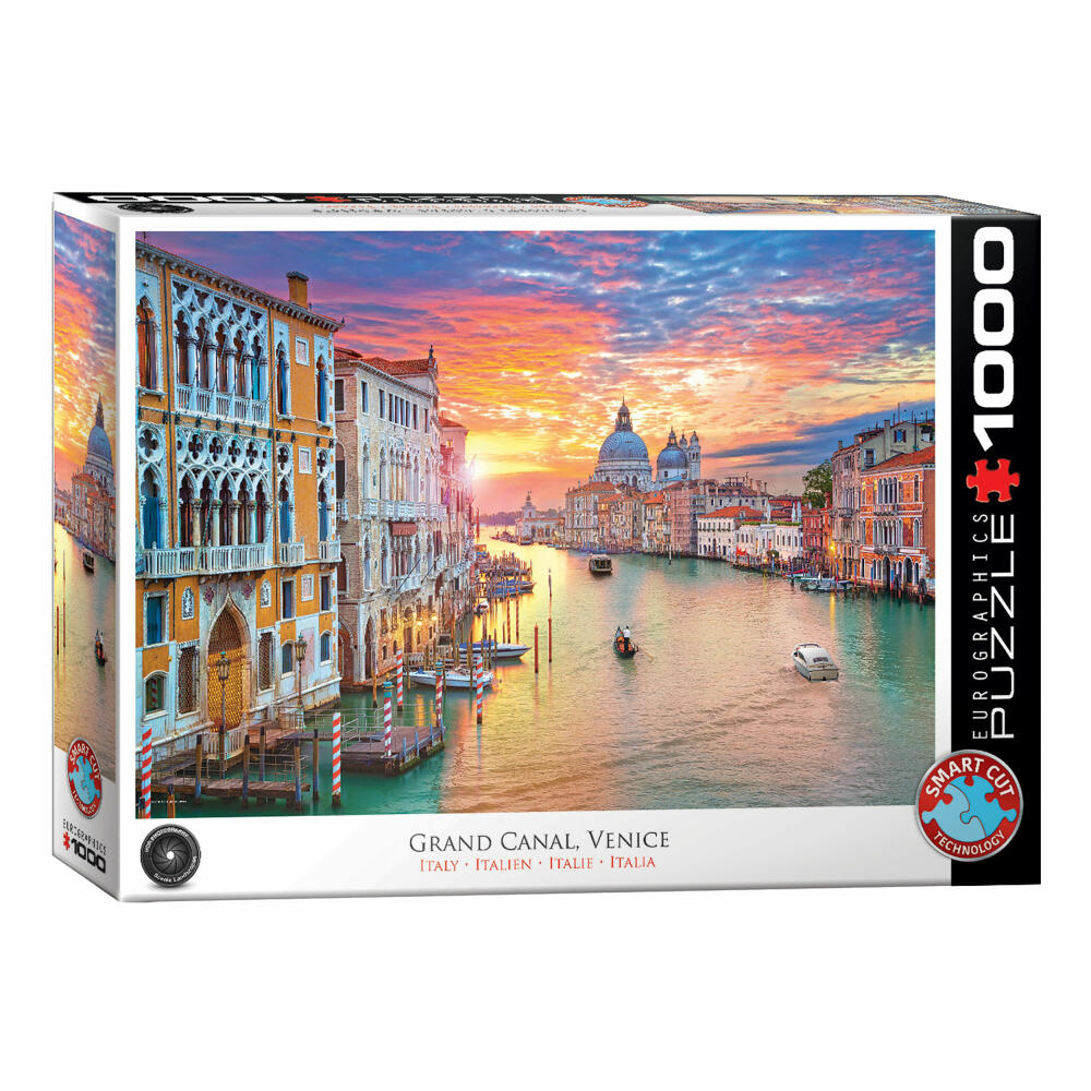 Eurographics Puzzle Grand Canal Venice, 1000 Teile, 68 x 48 cm, 6000-6167