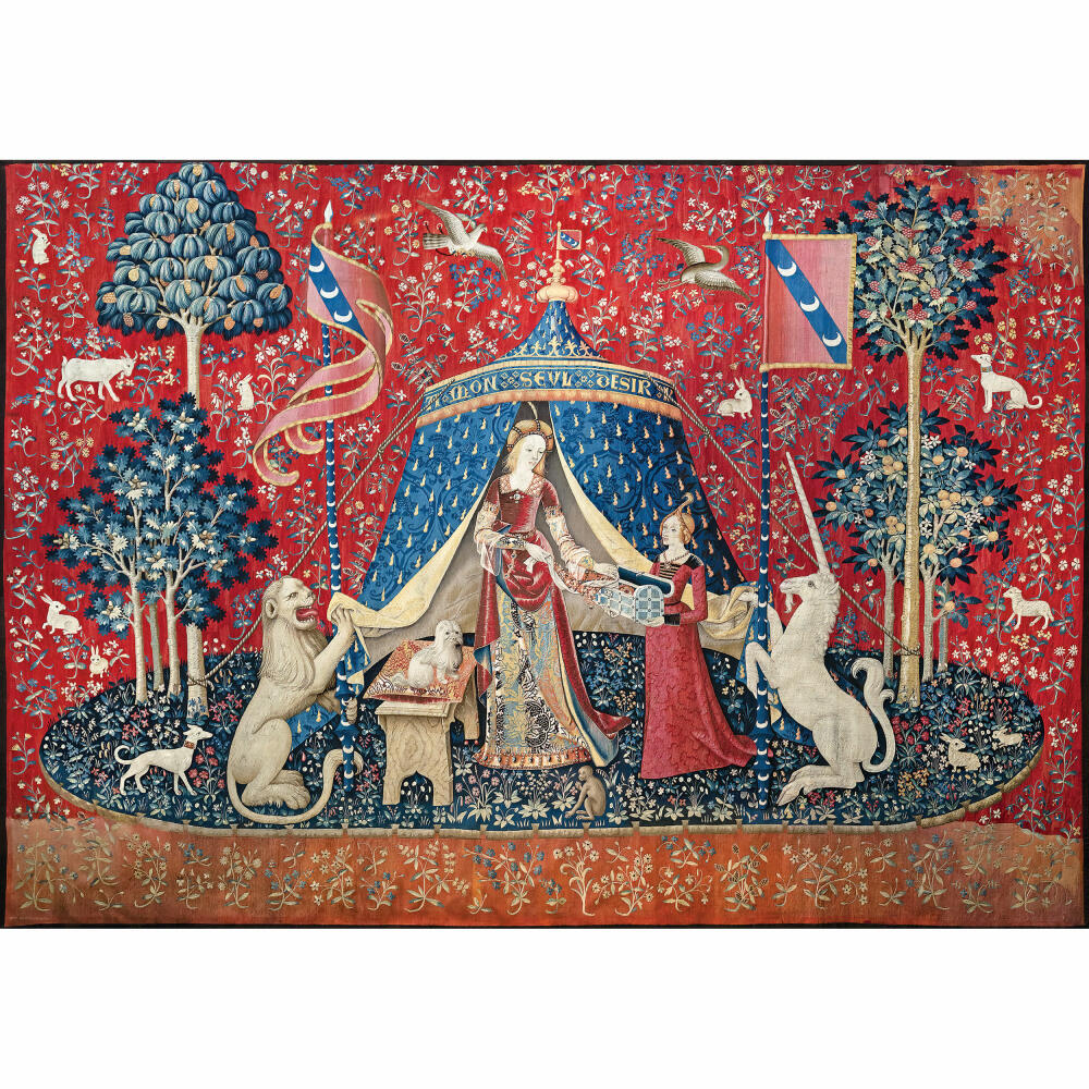 Eurographics Puzzle Die Adelige und das Einhorn, 1000 Teile, 68 x 48 cm, 6000-6171