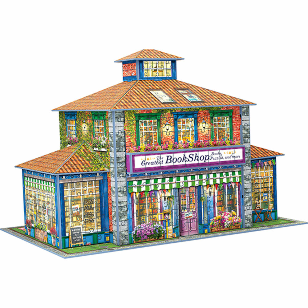 Eurographics 3D-Puzzle Bookstore, 1100 Teile, 42 x 29 cm, 9910-6046
