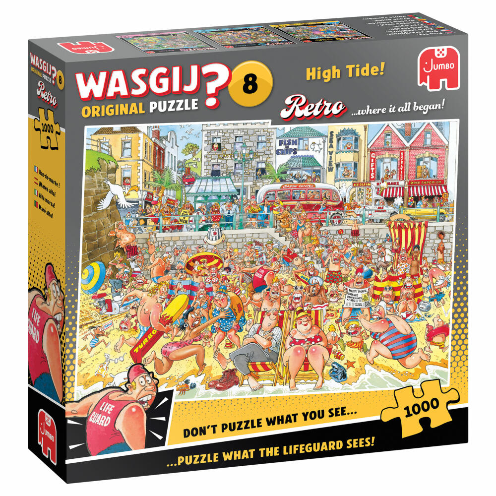 Jumbo Wasgij Retro Original 8 - Flut, Puzzle, Erwachsenenpuzzle, 1000 Teile, 1110100579