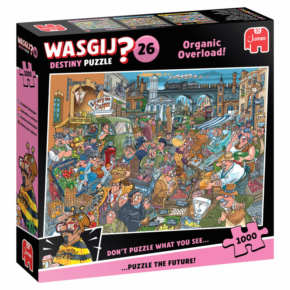 Jumbo Wasgij Destiny 26 - Wochenmarkt, Puzzle, Erwachsenenpuzzle, 1000 Teile, 1110100595