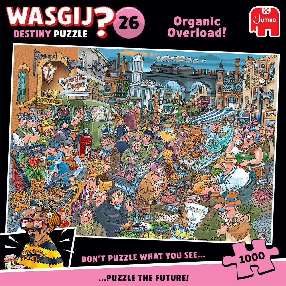 Jumbo Wasgij Destiny 26 - Wochenmarkt, Puzzle, Erwachsenenpuzzle, 1000 Teile, 1110100595