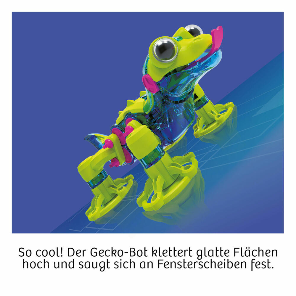KOSMOS Gecko Bot, Scheibenkletter-Roboter, Bausatz, Bauset, Experimente, ab 8 Jahren, 621452