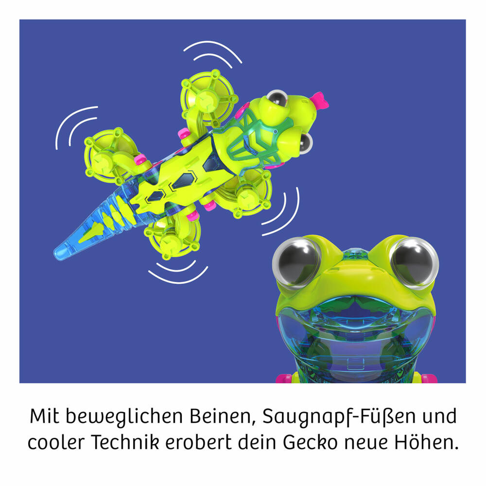 KOSMOS Gecko Bot, Scheibenkletter-Roboter, Bausatz, Bauset, Experimente, ab 8 Jahren, 621452