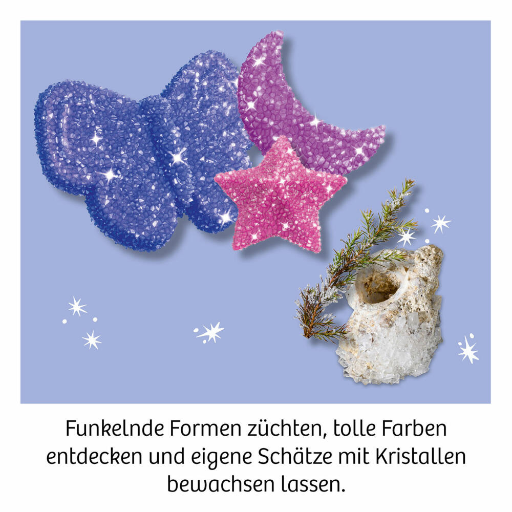 KOSMOS Fun Science Kristall-Wunder, Kristallfiguren, Experimentierset, ab 8 Jahren, 654368