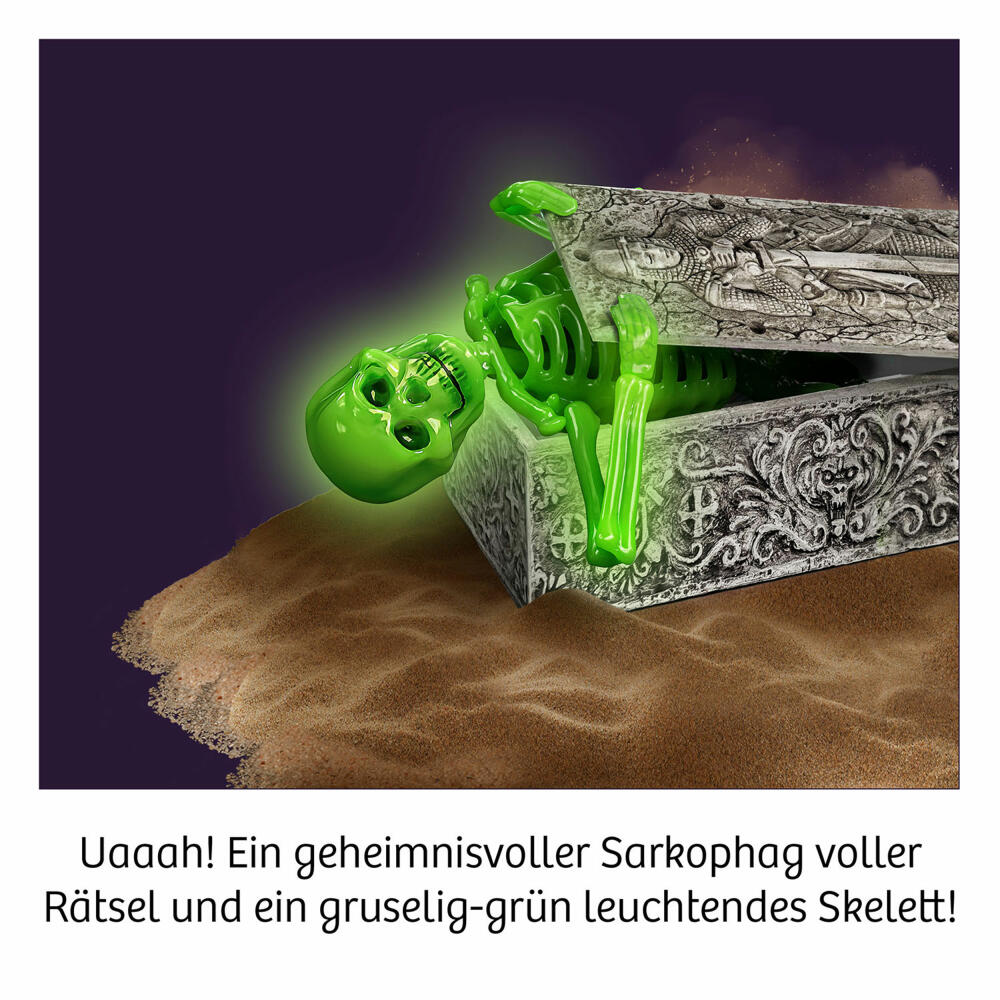 KOSMOS Grusel-Skelett, Ausgrabungsset, Ausgrabung, Experimente, ab 7 Jahren, 658328