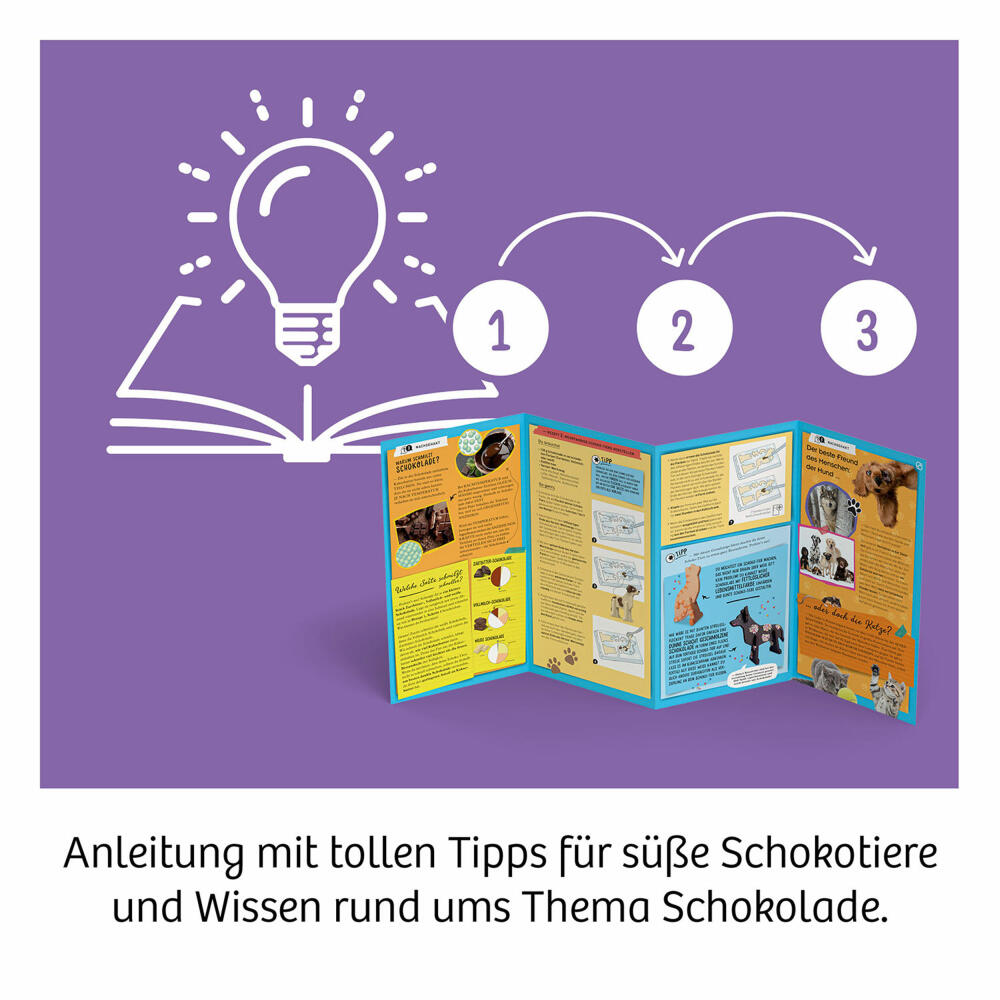KOSMOS Schoko-Tiere, Experimentierset, Experimentierkasten, DIY, ab 8 Jahren, 658342