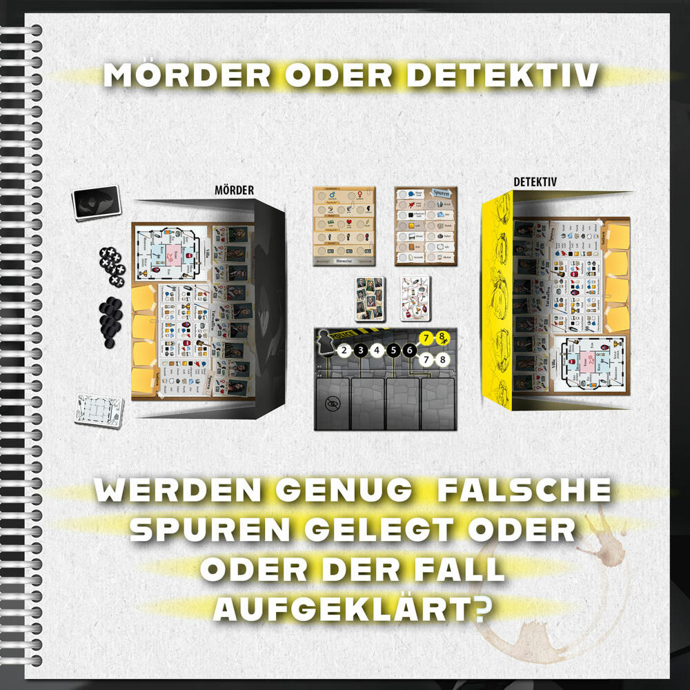 KOSMOS Perfect Murder, Duellspiel, Deduktionsspiel, für 2 Personen, ab 10 Jahren, 684921