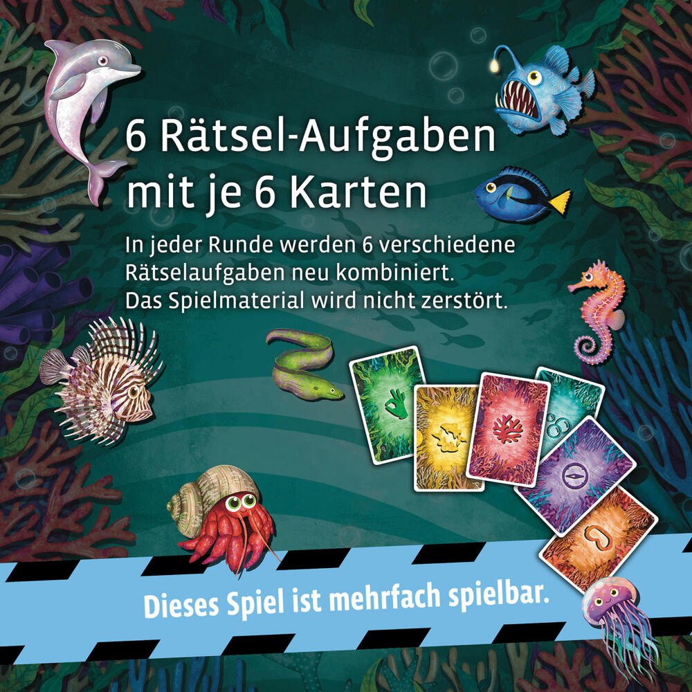 KOSMOS EXIT Kids Rätselspaß im Meer, Rätselspiel, Kinderspiel, Escape Room Spiel, ab 5 Jahren, 685546