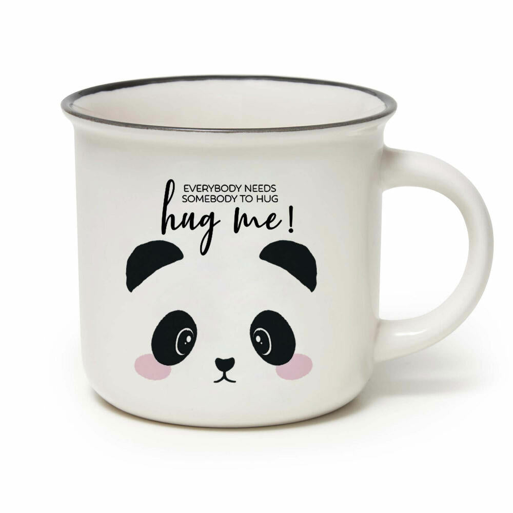 Legami Cup-Puccino Mug Panda Hug Me, Kaffeetasse, Tasse, Becher, New Bone China, 350 ml, CUP0013