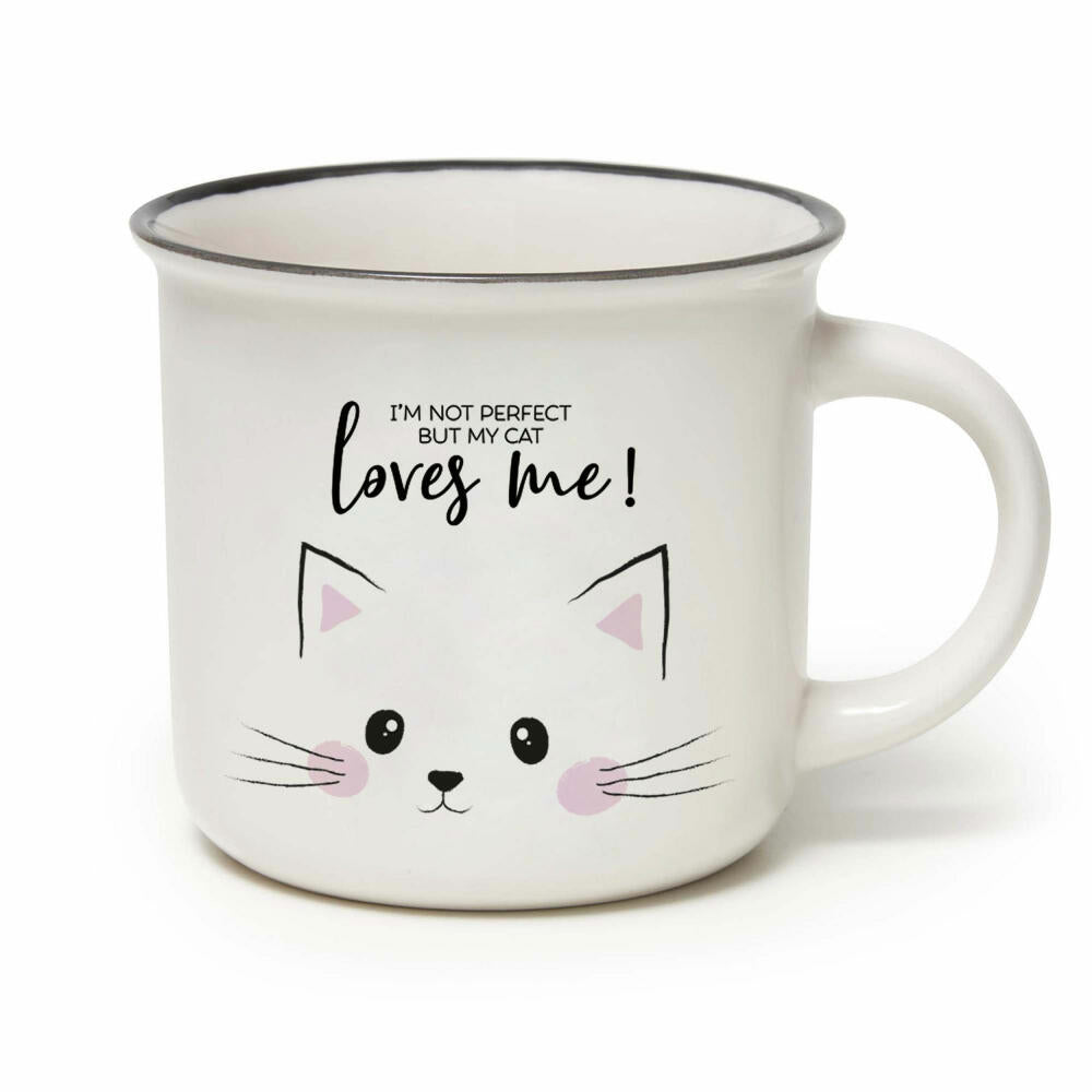 Legami Cup-Puccino Mug Kitty, Kaffeetasse, Tasse, Becher, New Bone China, 350 ml, CUP0014