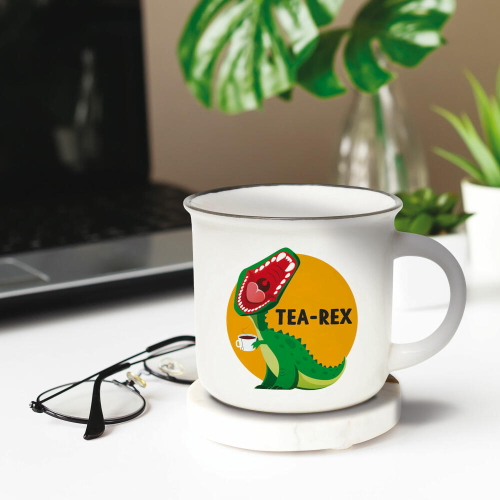 Legami Cup-Puccino Mug Dino, Kaffeetasse, Tasse, Becher, New Bone China, 350 ml, CUP0021