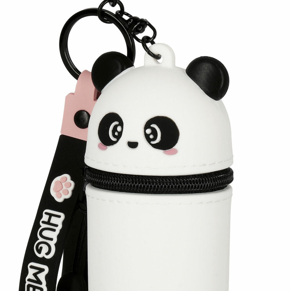 Legami Mini Kawaii Coin Purse With Key Ring Panda, Schlüsselanhänger, Münztasche, MKAW0001