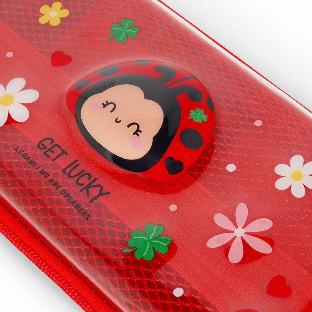 Legami Pencil Case Wonderwow Labybug, Mäppchen, Federmäppchen, Marienkäfer, PCR0009