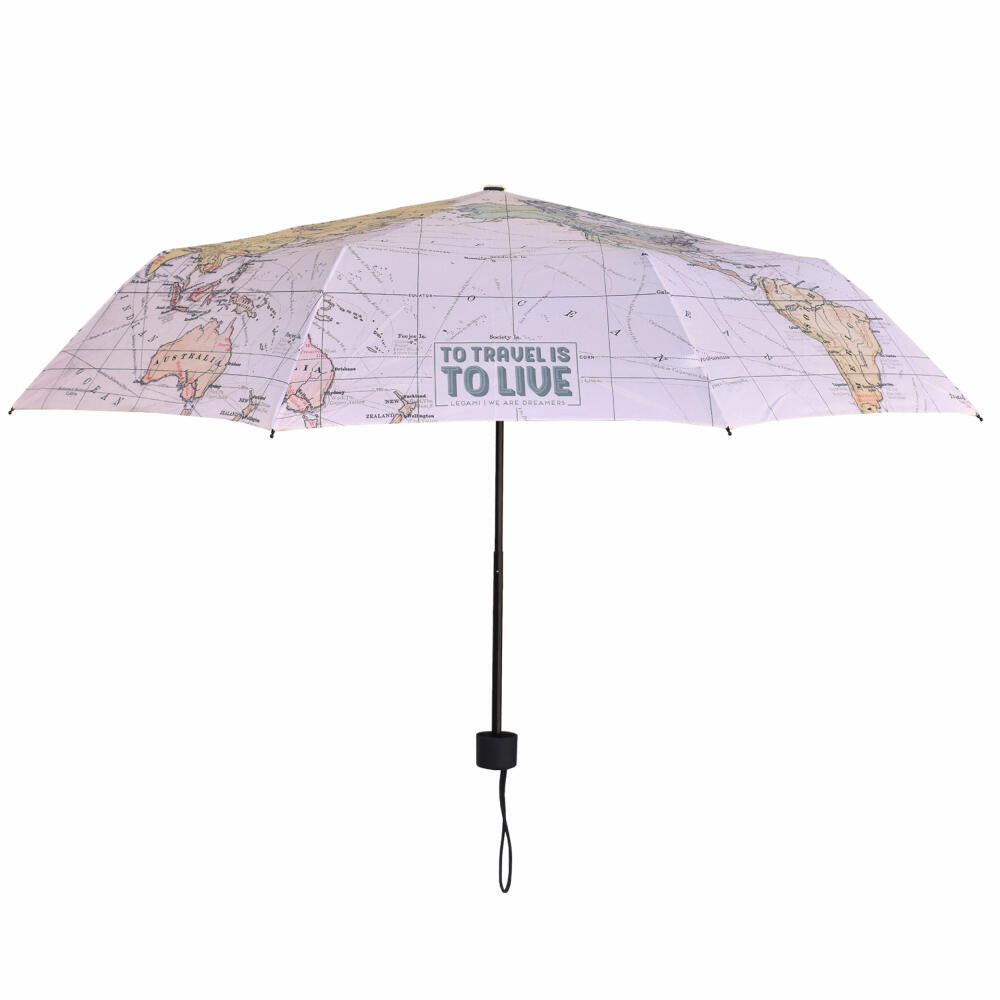 Legami Folding Umbrella - Travel - Manual, Regenschirm, Taschenschirm, Schirm, UMB0003
