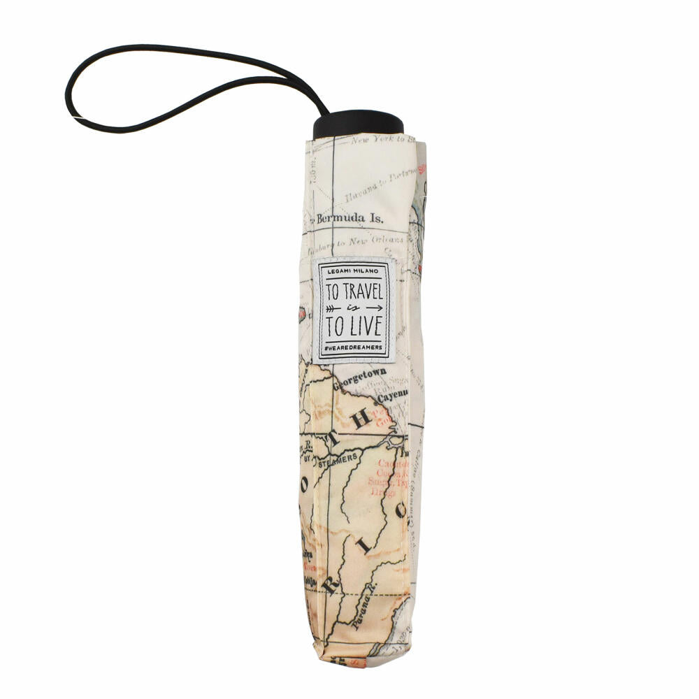 Legami Folding Umbrella - Travel - Manual, Regenschirm, Taschenschirm, Schirm, UMB0003
