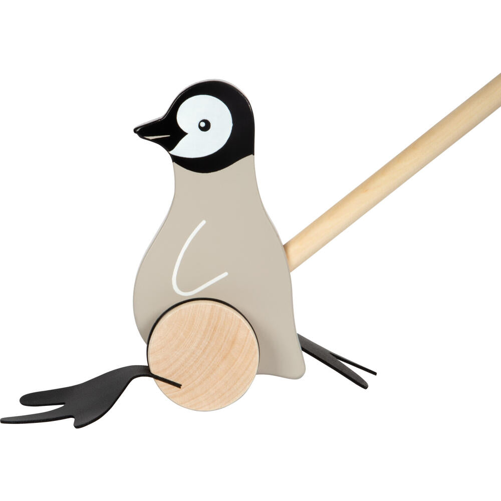 Legler Small Foot Schiebetier Pinguin, Schiebespielzeug, ab 18 Monate, Holz, 12494
