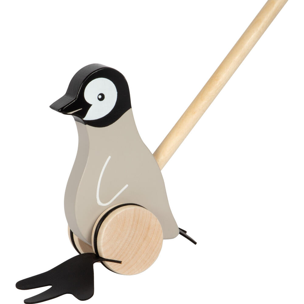 Legler Small Foot Schiebetier Pinguin, Schiebespielzeug, ab 18 Monate, Holz, 12494