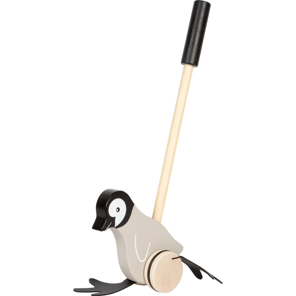 Legler Small Foot Schiebetier Pinguin, Schiebespielzeug, ab 18 Monate, Holz, 12494