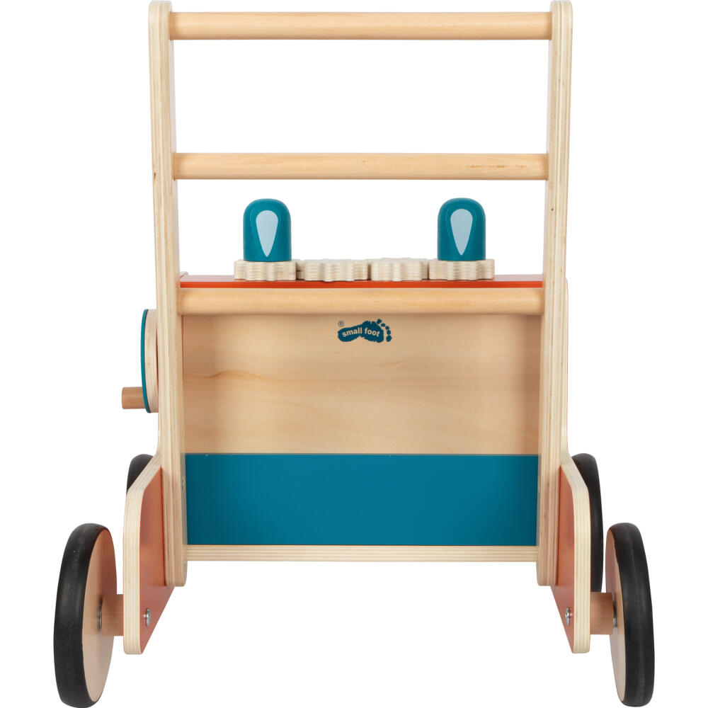Legler Small Foot Lauflernwagen Feuerwehr, Lauflernhilfe, ab 12 Monate, Holz, Bunt, 12540