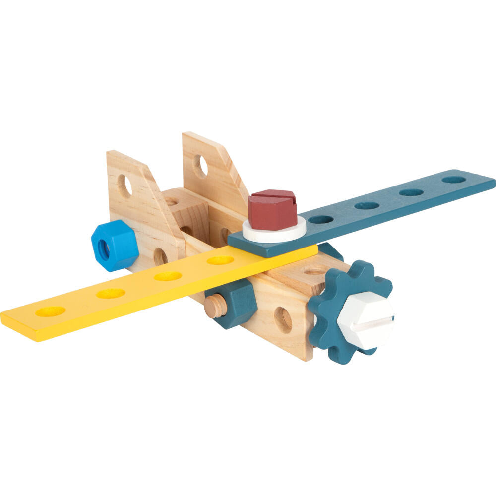 Legler Small Foot Werkzeugkoffer Workshop, Kinderwerkzeug, ab 3 Jahre, Holz, Bunt, 12556