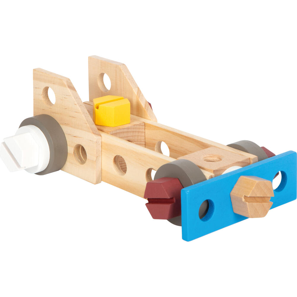 Legler Small Foot Werkzeugkoffer Workshop, Kinderwerkzeug, ab 3 Jahre, Holz, Bunt, 12556