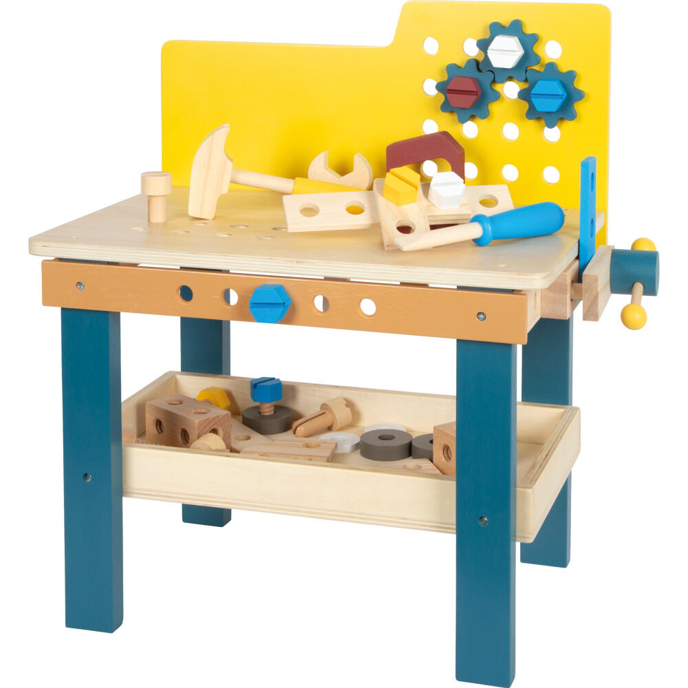 Legler Small Foot Werkbank Workshop, Kinderwerkbank, ab 3 Jahre, Holz, 12558
