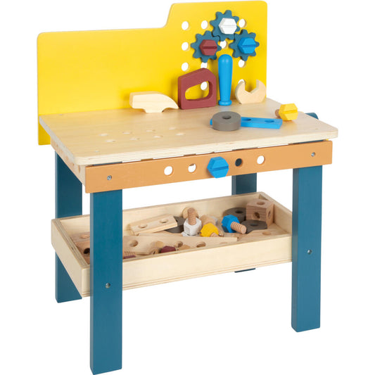 Legler Small Foot Werkbank Workshop, Kinderwerkbank, ab 3 Jahre, Holz, 12558