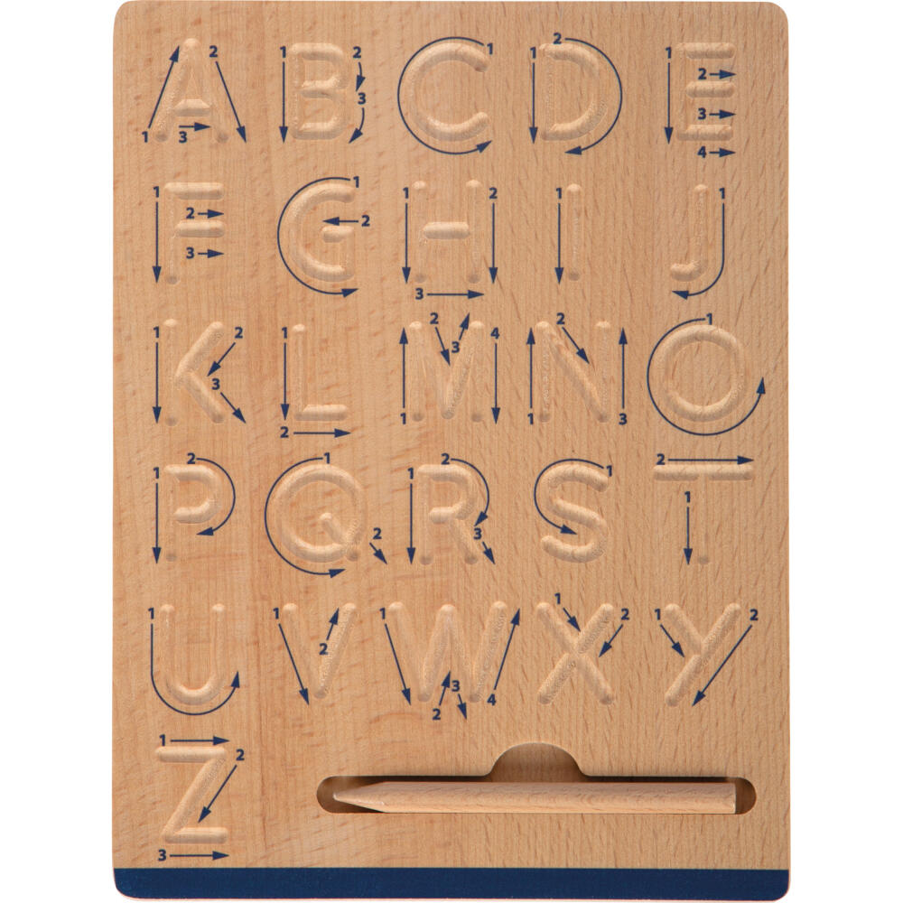 Legler Small Foot Schreibtafel-Set Educate, Lernspielzeug, ab 5 Jahre, Holz, 12560